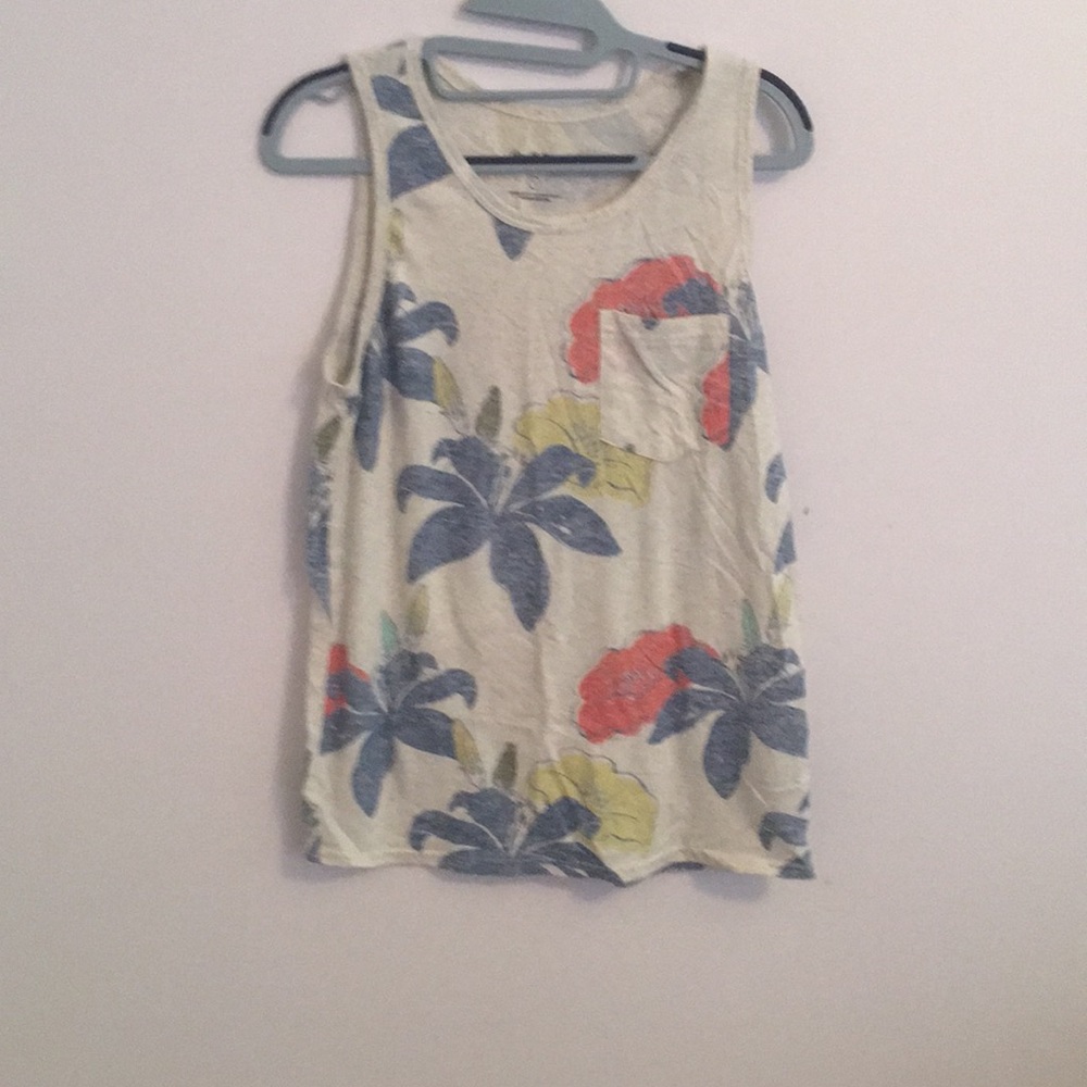Hawaiian Print Tank Top